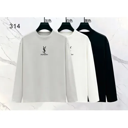 Replica Yves Saint Laurent YSL T-shirts Long Sleeved For Men #1466439 $39.00 USD for Wholesale