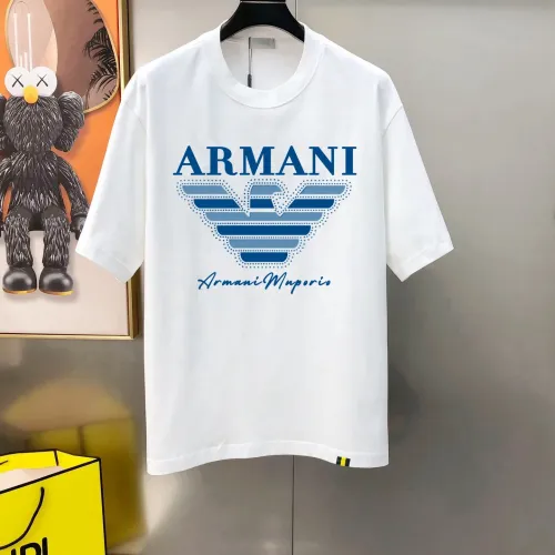 Wholesale Armani T-Shirts Short Sleeved For Men #1466637 $40.00 USD, Wholesale Quality Replica Armani T-Shirts