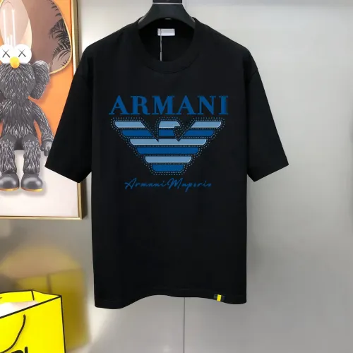 Wholesale Armani T-Shirts Short Sleeved For Men #1466638 $40.00 USD, Wholesale Quality Replica Armani T-Shirts