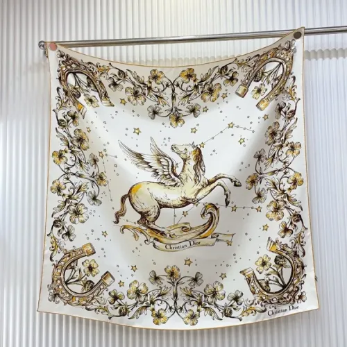 Wholesale Christian Dior Silk Square #1466989 $64.00 USD, Wholesale Quality Replica Christian Dior Scarf