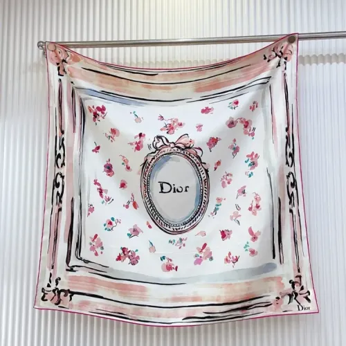 Wholesale Christian Dior Silk Square #1466999 $64.00 USD, Wholesale Quality Replica Christian Dior Scarf