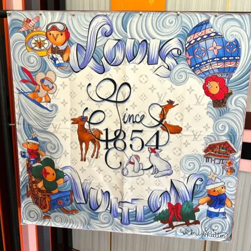 Wholesale Louis Vuitton Silk Square #1467127 $56.00 USD, Wholesale Quality Replica Louis Vuitton Scarf
