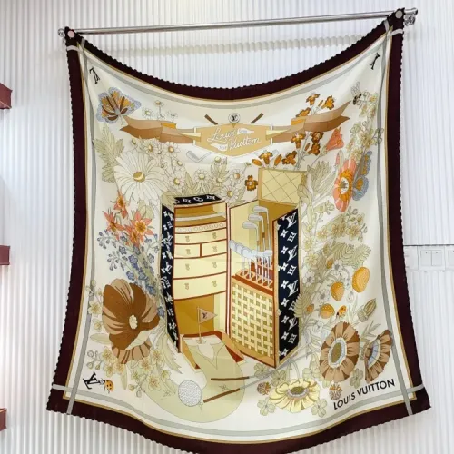 Wholesale Louis Vuitton Silk Square #1467153 $82.00 USD, Wholesale Quality Replica Louis Vuitton Scarf