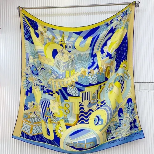 Wholesale Louis Vuitton Silk Square #1467160 $82.00 USD, Wholesale Quality Replica Louis Vuitton Scarf