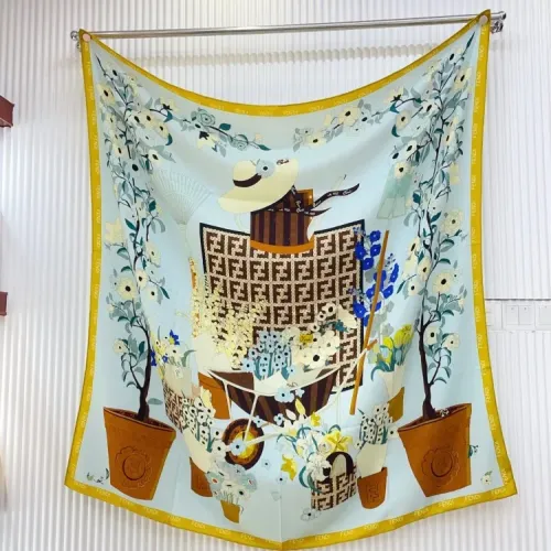 Wholesale Fendi Silk Square #1467331 $82.00 USD, Wholesale Quality Replica Fendi Scarf