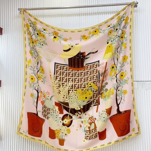 Wholesale Fendi Silk Square #1467332 $82.00 USD, Wholesale Quality Replica Fendi Scarf