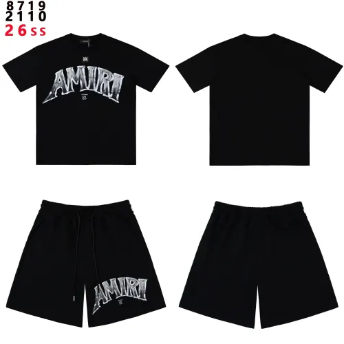 Wholesale Amiri Tracksuits Short Sleeved For Unisex #1467409 $60.00 USD, Wholesale Quality Replica Amiri Tracksuits