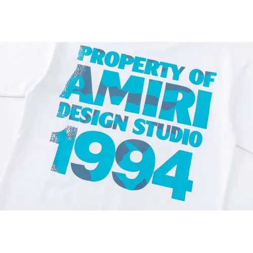 Replica Amiri T-Shirts Short Sleeved For Unisex #1467447 $42.00 USD for Wholesale