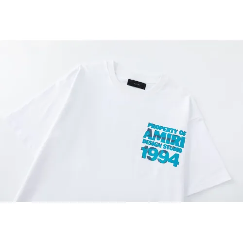 Replica Amiri T-Shirts Short Sleeved For Unisex #1467447 $42.00 USD for Wholesale