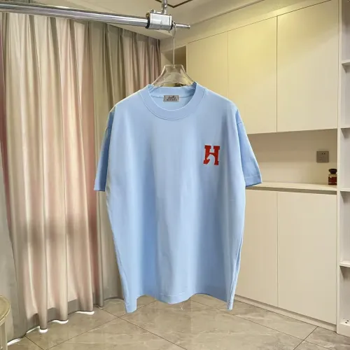 Wholesale Hermes T-Shirts Short Sleeved For Unisex #1467548 $45.00 USD, Wholesale Quality Replica Hermes T-Shirts