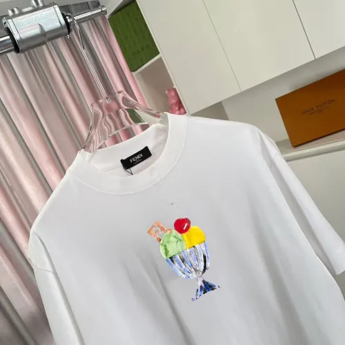 Replica Fendi T-Shirts Short Sleeved For Unisex #1467557 $42.00 USD for Wholesale