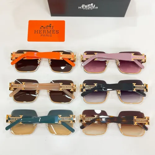 Replica Hermes AAA Quality Sunglasses #1467564 $60.00 USD for Wholesale