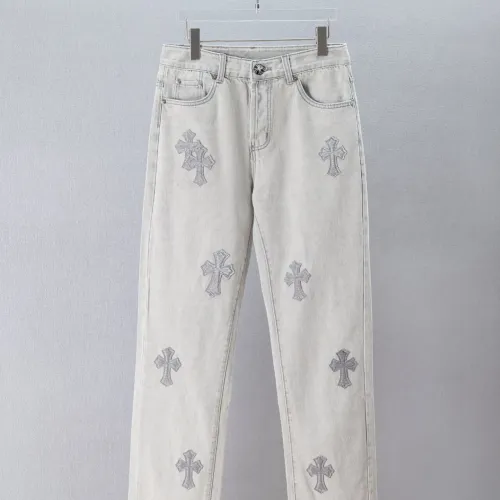 Wholesale Chrome Hearts Jeans For Men #1467778 $60.00 USD, Wholesale Quality Replica Chrome Hearts Jeans