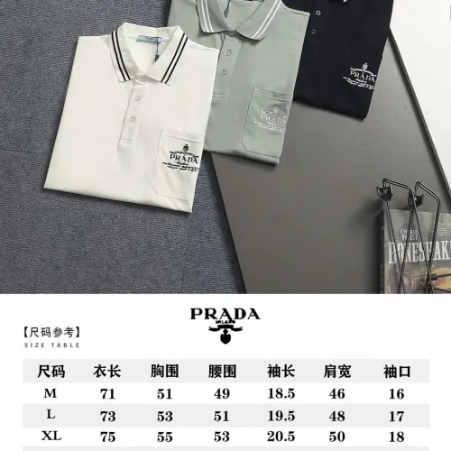 Replica Prada T-Shirts Short Sleeved For Men #1467906 $45.00 USD for Wholesale