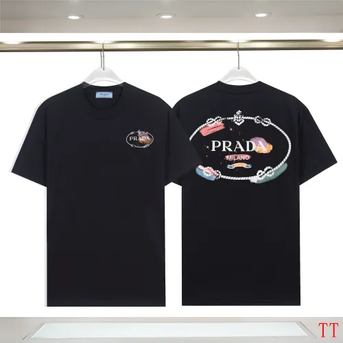 Wholesale Prada T-Shirts Short Sleeved For Unisex #1467908 $32.00 USD, Wholesale Quality Replica Prada T-Shirts