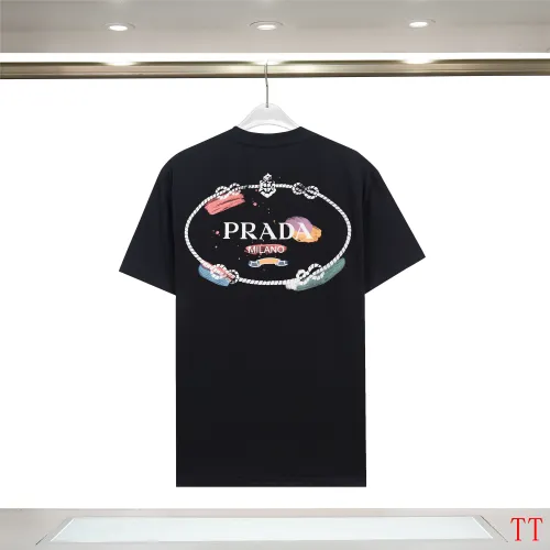 Replica Prada T-Shirts Short Sleeved For Unisex #1467908 $32.00 USD for Wholesale