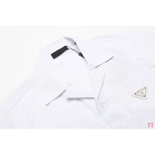 Replica Prada Shirts Short Sleeved For Men #1467909 $32.00 USD for Wholesale