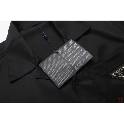 Replica Prada Shirts Short Sleeved For Men #1467910 $32.00 USD for Wholesale