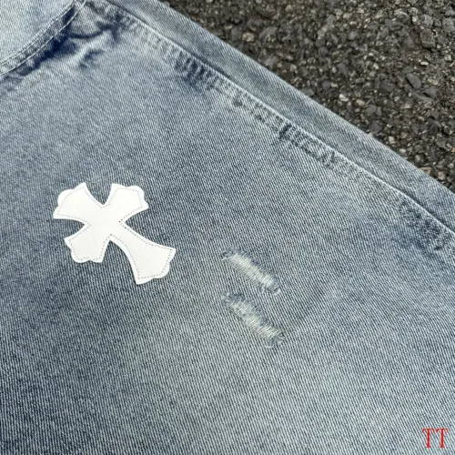 Replica Chrome Hearts Jeans For Men #1467915 $56.00 USD for Wholesale