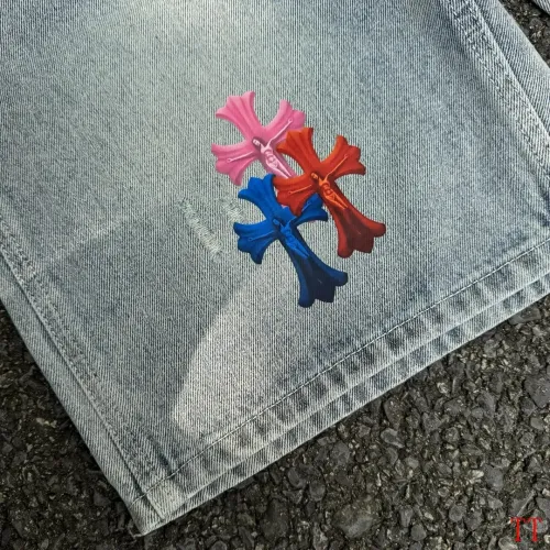 Replica Chrome Hearts Jeans For Men #1467917 $56.00 USD for Wholesale
