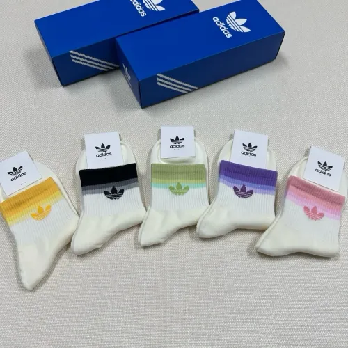 Replica Adidas Socks For Women #1468103 $25.00 USD for Wholesale