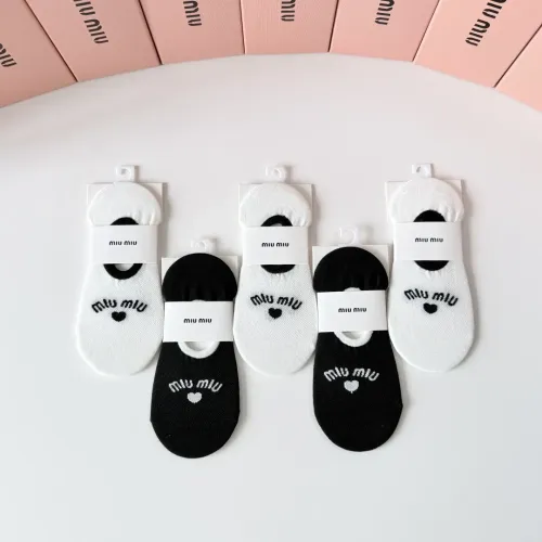 Replica MIU MIU Socks #1468117 $27.00 USD for Wholesale
