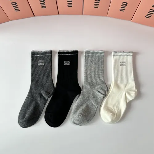 Wholesale MIU MIU Socks #1468118 $29.00 USD, Wholesale Quality Replica MIU MIU Socks