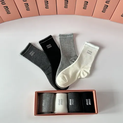 Replica MIU MIU Socks #1468118 $29.00 USD for Wholesale