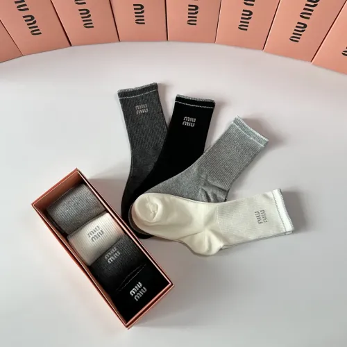 Replica MIU MIU Socks #1468118 $29.00 USD for Wholesale