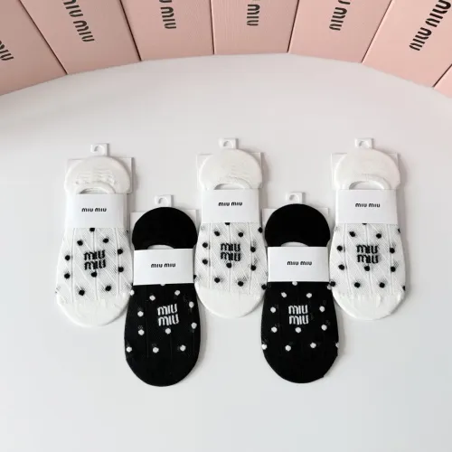 Replica MIU MIU Socks #1468119 $27.00 USD for Wholesale