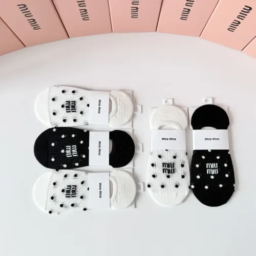 Replica MIU MIU Socks #1468119 $27.00 USD for Wholesale