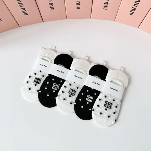 Replica MIU MIU Socks #1468119 $27.00 USD for Wholesale