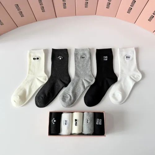 Wholesale MIU MIU Socks #1468120 $29.00 USD, Wholesale Quality Replica MIU MIU Socks