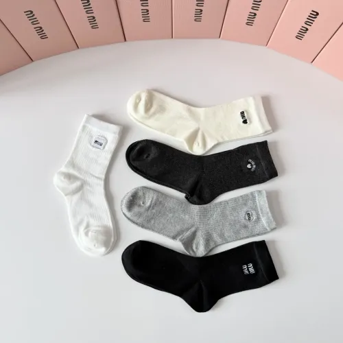 Replica MIU MIU Socks #1468120 $29.00 USD for Wholesale