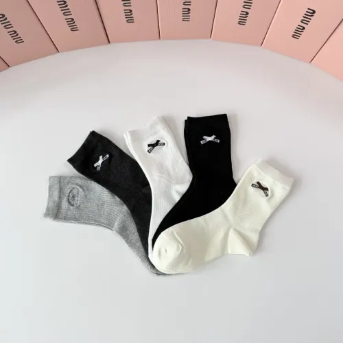 Replica MIU MIU Socks #1468121 $29.00 USD for Wholesale