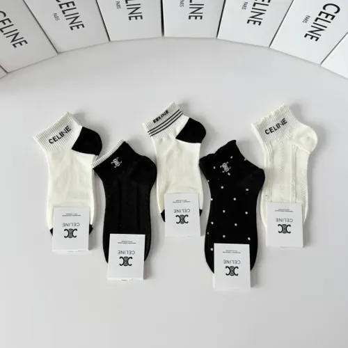 Replica Celine Socks #1468127 $27.00 USD for Wholesale