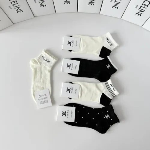 Replica Celine Socks #1468127 $27.00 USD for Wholesale