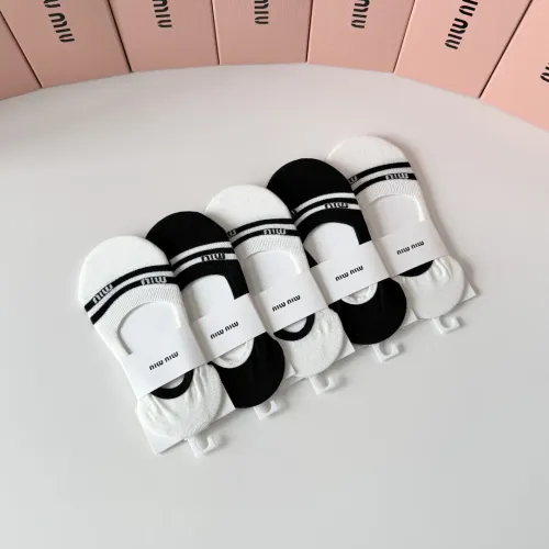 Replica MIU MIU Socks #1468128 $27.00 USD for Wholesale