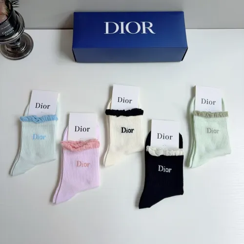 Replica Christian Dior Socks #1468134 $27.00 USD for Wholesale