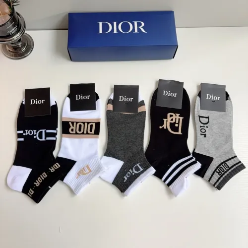 Replica Christian Dior Socks For Men #1468135 $27.00 USD for Wholesale