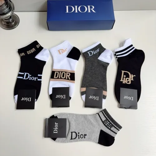 Replica Christian Dior Socks For Men #1468135 $27.00 USD for Wholesale