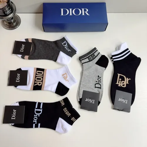 Replica Christian Dior Socks For Men #1468135 $27.00 USD for Wholesale