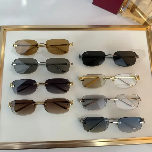 Replica Cartier AAA Quality Sunglassess #1468407 $72.00 USD for Wholesale