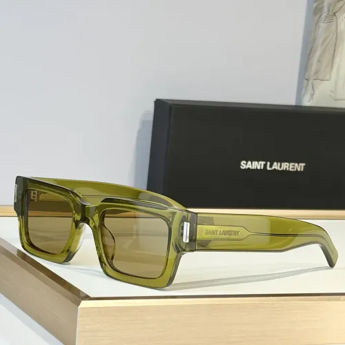 Wholesale Yves Saint Laurent YSL AAA Quality Sunglasses #1468479 $64.00 USD, Wholesale Quality Replica Yves Saint Laurent YSL AAA Quality Sunglasses