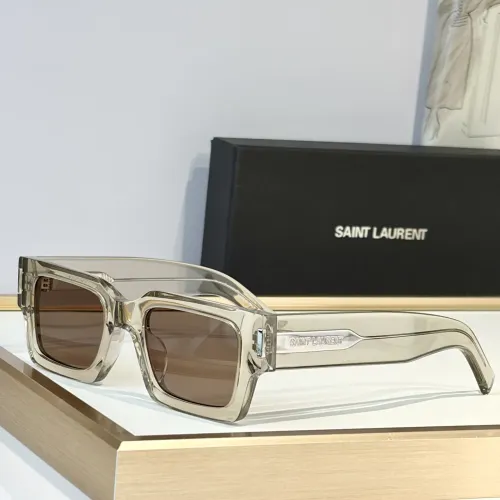 Wholesale Yves Saint Laurent YSL AAA Quality Sunglasses #1468480 $64.00 USD, Wholesale Quality Replica Yves Saint Laurent YSL AAA Quality Sunglasses
