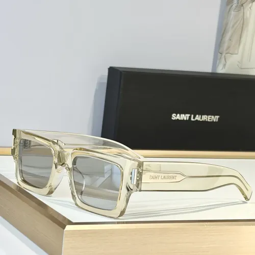 Wholesale Yves Saint Laurent YSL AAA Quality Sunglasses #1468481 $64.00 USD, Wholesale Quality Replica Yves Saint Laurent YSL AAA Quality Sunglasses