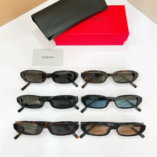Replica Yves Saint Laurent YSL AAA Quality Sunglasses #1468488 $56.00 USD for Wholesale