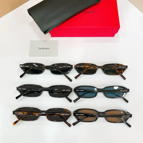 Replica Yves Saint Laurent YSL AAA Quality Sunglasses #1468489 $56.00 USD for Wholesale