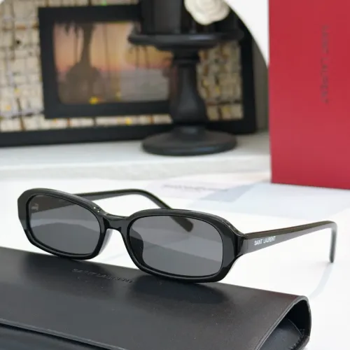 Wholesale Yves Saint Laurent YSL AAA Quality Sunglasses #1468494 $56.00 USD, Wholesale Quality Replica Yves Saint Laurent YSL AAA Quality Sunglasses