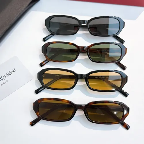 Replica Yves Saint Laurent YSL AAA Quality Sunglasses #1468495 $56.00 USD for Wholesale
